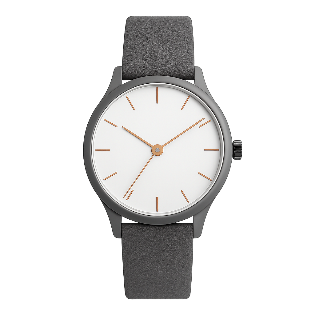 Keramik Graue Armbanduhr - Barvern Montres