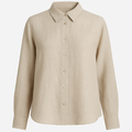Leinenbluse Beige - Barvern Chemises