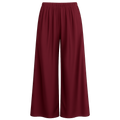 Seide Palazzo - Barvern Pantalons